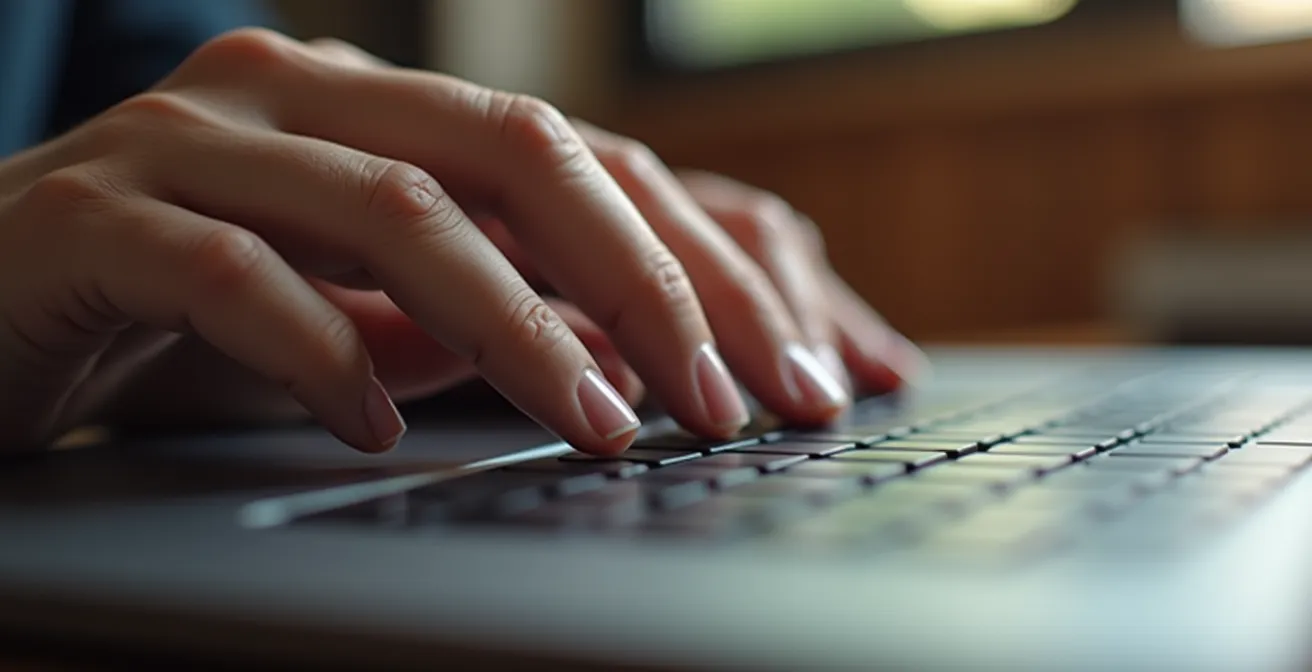 Logo en relief avec effet doming sur un ordinateur portable