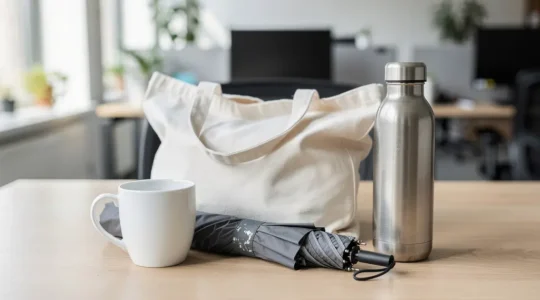 Comparaison visuelle de différents supports promotionnels montrant leur usure dans le temps