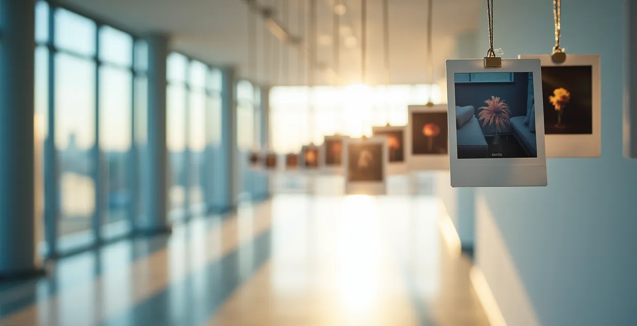 Montage créatif montrant une timeline de 30 jours avec différents éléments visuels de teasing